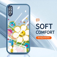 YBD Clear Phone Case For Samsung Galaxy A50 A50S A30S A307 A03S A02S M02S A025 A307 INS Sunflower Bl