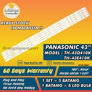 TH-43C410K / TH-42D410K/ TH-43E410K PANASONIC 43" LED TV BACKLIGHT (LAMPU TV) PANASONIC 43 INCH LED 