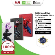 Seagate FireCuda Spiderman Drive HDD/External Hard Drive 2TB USB3.2