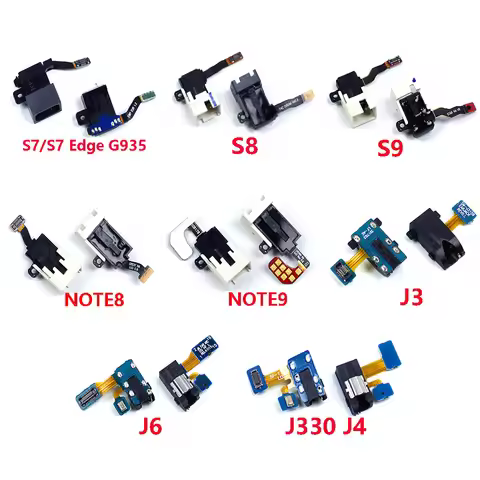 Headphone Jack Port Connector Ear Earphone Audio Flex Cable For Samsung GalaxyS7/S7 Edge G935 S8 S9 