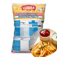 Lutosa Premium Fries Belgium Ludoza Imported Frozen Straight Fries 2000G