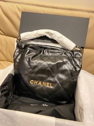 Chanel 22 小號 黑金 關西機場自購入