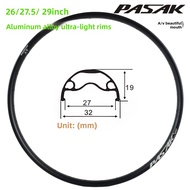 Rim basikal gunung PASAK rim aloi aluminium basikal 26 27.5 29er 32MM lebar rim XC DP27 light-DP27 (
