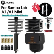 For Bambu Lab A1 Nozzle Bambu Lab A1 Mini Nozzle Kit Brass Hardened Steel 0.2 0.4 0.6 0.8 For Bambul