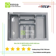 Tl Cutlery Tray Organizer 700 mm VITCO / Cutlery / Cutlery coaster