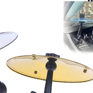 |✈▽Musical Saucer Car Crash Cymbal Alloy Car Crash Drums Cymbal Air Vent Drum Mini Drum Easy To Inst