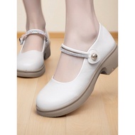 mary jane shoes mary jane heels New Style 2025 Soft-Sole Leather Mary Jane Flats - Comfortable & Ver