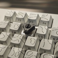 ((Only Keycap, Not Keyboard) Popular Fearless Contract Explosive Device Translucent Keyboard Three-D