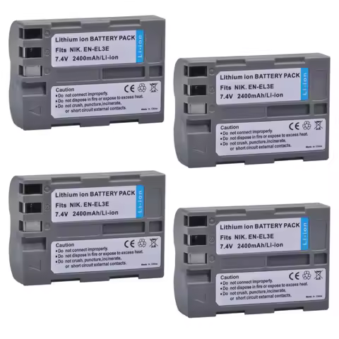 2400mAh EN-EL3e Battery EN EL3e EL3a ENEL3e Camera Battery for Nikon D300S D300 D100 D200 D700 D70S 