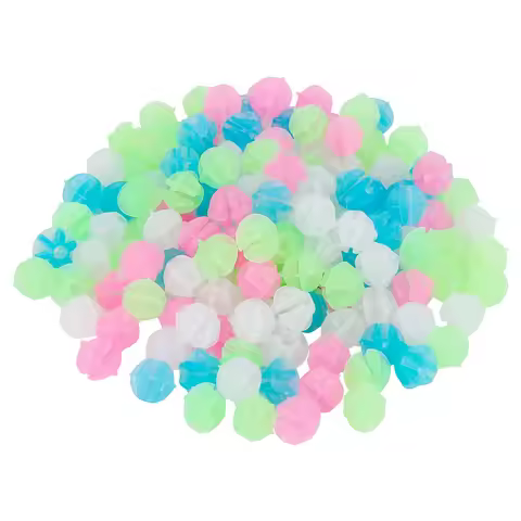 36pcs/bag Bike Spoke Beads Glow in The Dark That Make Noise Multicolor Luminous for Kids Bicycle Whe