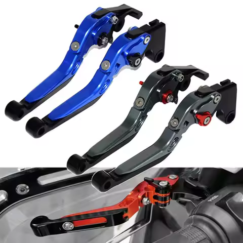 FOR YAMAHA AEROX 155 2017-2022 Folding Extendable Adjustable Motorcycle Clutch Brake Levers AEROX155