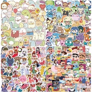 50 pcs Cute Anime stickers Sumikko gurashi Pokemon Cardcaptor Sakura Cartoon Waterproof PVC Stickers for Laptop Skin Trunk Cup Car Kawaii Decal