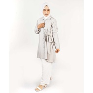 YERCYBRY - ARASHI Women's Top Premium Front Ribbon Blouse All Size Arashi