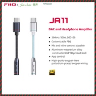 FiiO JA11 USB Type-C to 3.5mm Earphone/Headphone Adapter USB-C Cable USB C to 3.5 Audio Aux Cable
