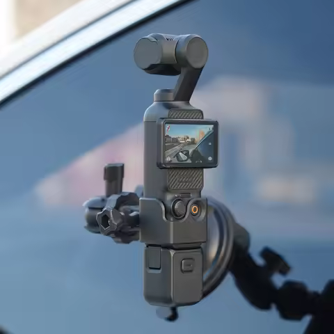 Action Camera Car Mount Adapter Suction Cup Gimbal Camera Car Holder For DJI OSMO Pocket 3 Action Ca