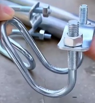 Combo 5 U kép cùm siết ống chốt khóa chữ U cùm U dùng cho ống 16x16 19x19 21x21 27x27 34x27. 34x