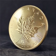 2023 Canadian Maple Leaf Gold Coin 2024 Coin Maple Leaf Commemorative Coin Queen of England Coin Com