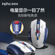 Infec F9 Mecha Wireless Mouse Mute typec Charging Office Game Gaming Home Computer Notebook