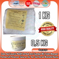 Caustic Soda Powder Anti-Clog Toilet Clogged Toilets Original 100% Caustic Naoh Cleaner Unclogs Drai