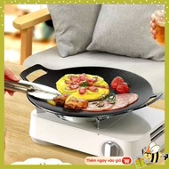 Cast iron pan SIZE 34 - Stone baking pan non-stick pan size 34 cm Korean non-stick stone pan chao da