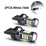 NLpearl 2x T20 LED 7440 WY21W W21W Led Bulbs 7443 W21/5W Led T20 Super Bright 3030SMD Backup Reversi