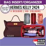 [𝐁𝐍𝐂𝐓👜]🧡 Bag Insert Organizer for Hermes Kelly 2424 | Felt Bag In Bag Customized Organiser | Many De