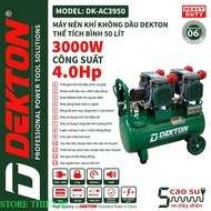 Máy Nén Khí 4HP/50L Dekton Khong Dầu / DK-AC3950PLUS / 42 Giây Đầy Bình/50L STORE THIẾT BỊ