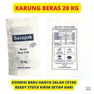 Karung Beras 20Kg SALAH CETAK