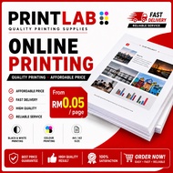 Online Printing Service A4/A3 | 0.05 Black & White | Colour Printing | Cheap Printing Service | FAST