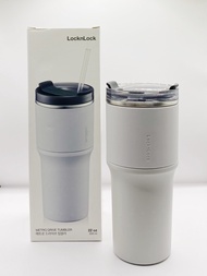 Ly Giữ Nhiệt Lock&Lock Metro Drive 650ml Kèm Ống Hút Và Cọ Rửa LHC4277S - Hàng Chính Hãng