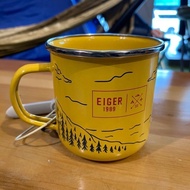 EIGER ENAMEL MUG 3.0 DRINKING PLACE - YELLOW