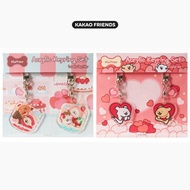 [KAKAO Friends] Korea Fluffy Maltese Retriever Acrylic Keychain Set_ Cupid / Lovely day _ 2 Types _ Couple Items / Matching Friendship Item