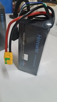 แบตเตอรี่โดรนเกษตร 6s 16000mAh 25C ขั่ว XT90-S