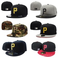 2022】High Quality MLB Pittsburgh Pirates Fitted Hat Men Women 59Fifty Cap Full Closed Caps Sports Em