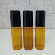 5ml Amber Roll-on Glass Roller Bottle