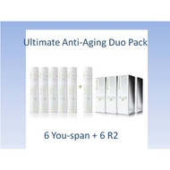 Original Nuskin Nu Skin Ageloc R2 You Span Ultimate Duo (R2 x 6 + You Span x 6)