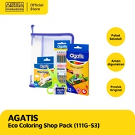 AGATIS ECO COLORING SHOP PACK (111G-S3)