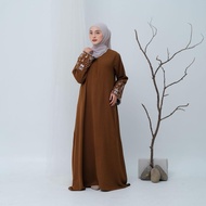 ZAINA ABAYA WITH RIBBON EMBROIDERY || Ribbon embroidered ABAYA || ABAYA PITA COQUETTE