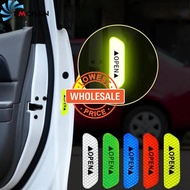 [Wholesale] Door Warning Anti-Collision Strip / 4PCS Car Door Opening Safety Warning Sticker / Open Reflective Door Sticker / Car Driving Safety Reflective Decoration
