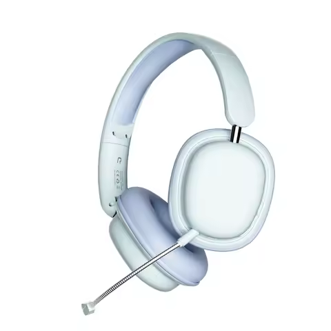 Wireless Gaming Headset Wireless Gaming Headset BT5.3 Over Ear Headphone with Mic 3.5mm Foldable Ear