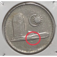 ( 1 DOT ERROR ) 50 SEN 1979 / MALAYSIA PARLIAMENT HOUSE