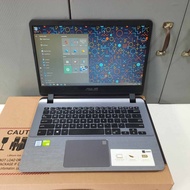 Laptop Asus VivoBook A407UF, Intel Core i3, Gen 7Th, DualVga Nvidia Geforce MX130, Ram 4Gb, Hdd 1tb