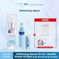 Paket Melanox Double Power For Eyes + Melanox Serum +Cermin Melanox