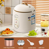 MAIMEITE   Rice Cooker Mini Penanak Nasi Mini Multifungsi Panci anti lengket penanak nasi 0.8L