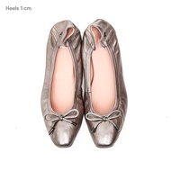 O&B รองเท้าหนังแกะ รุ่น AUDREY COMFY IN PLATINUM-11024CS33036F_C9PTMT