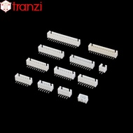 Header jack 2.54mm XH2.54 2P 3P 4P 5P 6P 7P 8P 9P 10P 11P 12P white curved pin