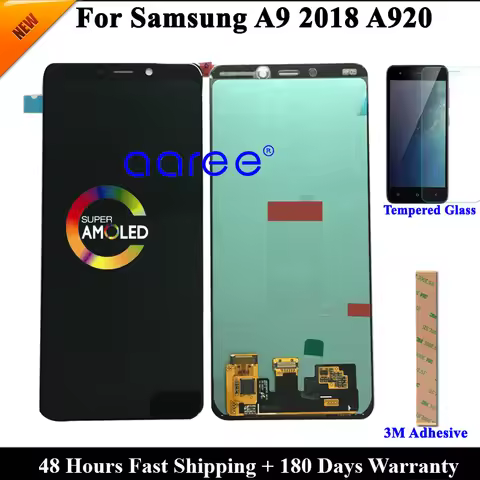 AMOMLED LCD For Samsung A9 2018 A920 LCD A920 lcd For Samsung A920 A9 2018 LCD Screen Touch Digitize
