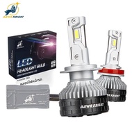 DAWN KNIGHT K9C H11 H7 H4 ไฟหน้ารถยนต์ LED กำลังสูงมาก 6000K 4300K ระบบระบายความร้อนที่มีประสิทธิภาพ