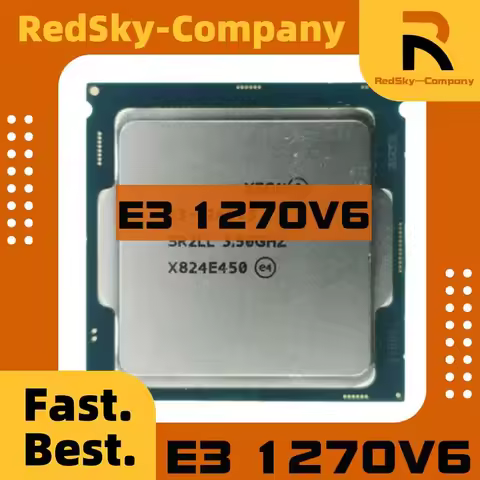 1pcs/lot Perfect test E3-1270V6 E3 1270V6 E3-1270 V6 E3 1270 V6 CPU 14nm 4 cores 8 threads 3.8GHz 8M