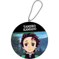 ANIPLEX - 鬼滅之刃 鬼滅の刃 日版 圓形 迷你 Cushion 匙鍊 鎖匙扣 鎖匙鍊 鑰匙扣 匙扣 掛飾 掛件 吊飾 裝飾 惡魔殺手 鬼殺隊 2021 (竈門炭治郎)